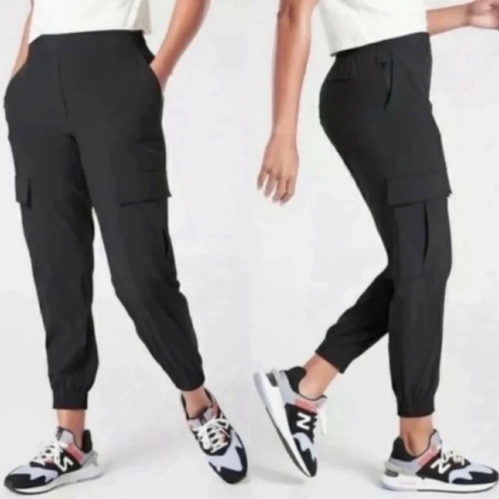 Athleta Chelsea Utility Black Jogger Pant